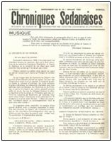 Acq_livre_2013/223. Chroniques Sedanaises N°10 supplément – Juill