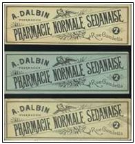 Acq_2014/41. Etiquettes de la pharmacie normal Sedanaise – Acq_2014/41. Etiquettes de la pharmacie normal Sedanaise –