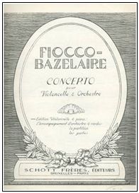 Acq_2014/51. FIOCO-BAZELAIRE – Concerto Acq_2014/51. FIOCO-BAZELAIRE – Concerto