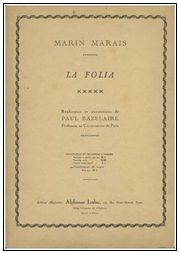 Acq_2014/52. MARIN MARAIS – LA FOLIA Acq_2014/52. MARIN MARAIS – LA FOLIA