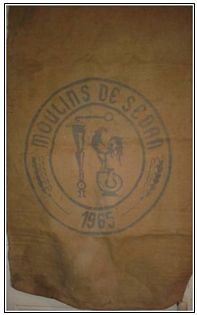 Acq_2014/80. Sac en toile des moulins de SEDAN - 1965